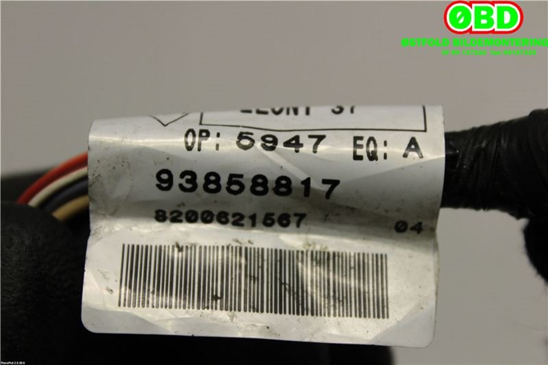 Ledningsnett til Renault Trafic 2006-2014 (RENAULT||93858817|8200621657)