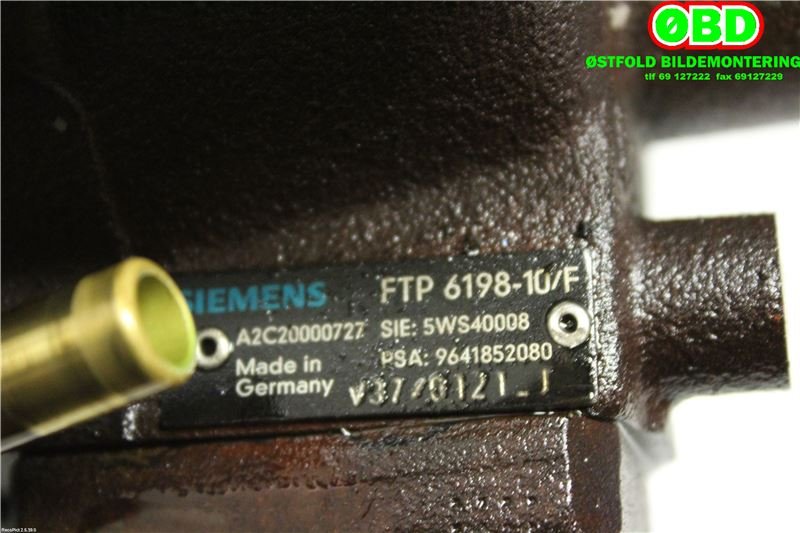 Dieselpumpe til Ford Fiesta 2002-2008 (Type V) (|9641852080)