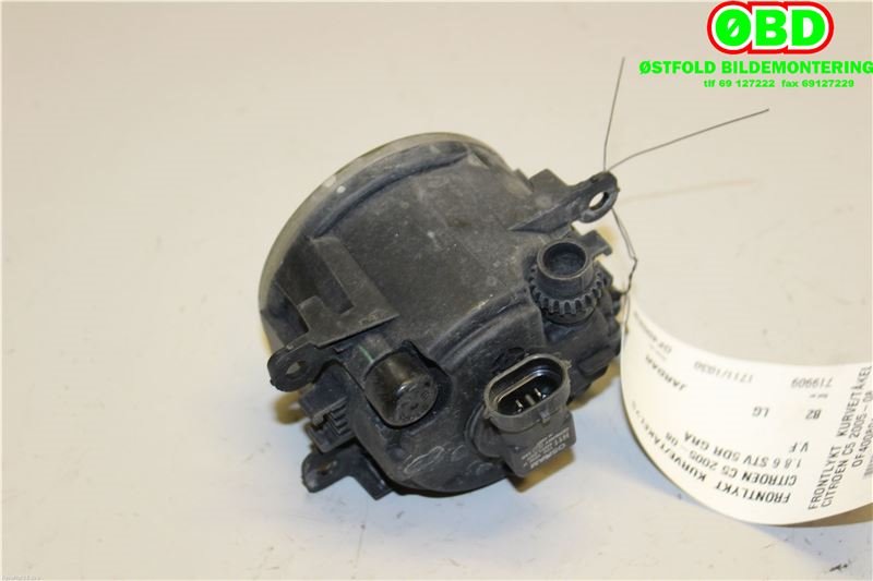 Tåkelykt venstre foran til Citroën C5 2005-2008 (Type I, Fase 2)  (CITROEN|6206 E1||9650003180)