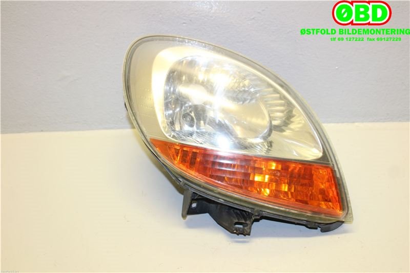 Frontlykt høyre halogen til Renault Kangoo 2003-2007 (Type I, Fase 2) (RENAULT|8200150617|260101934R)