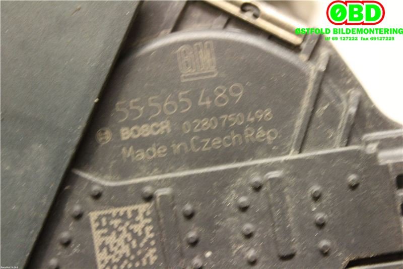 Spjeldhus til Opel Mokka 2012-2016 (Type I, Fase 1)  (OPEL|55565489|825016)