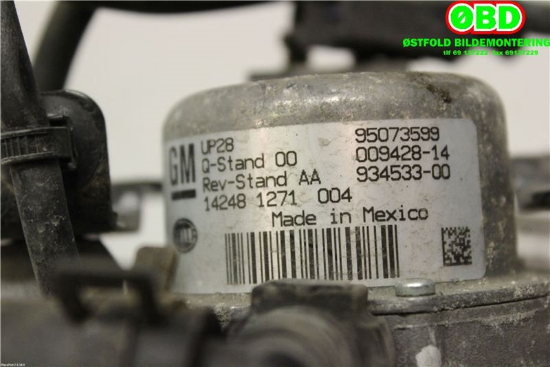 Vakuumpumpe til Opel Mokka 2012-2016 (Type I, Fase 1)  (OPEL|95073599|545232|)