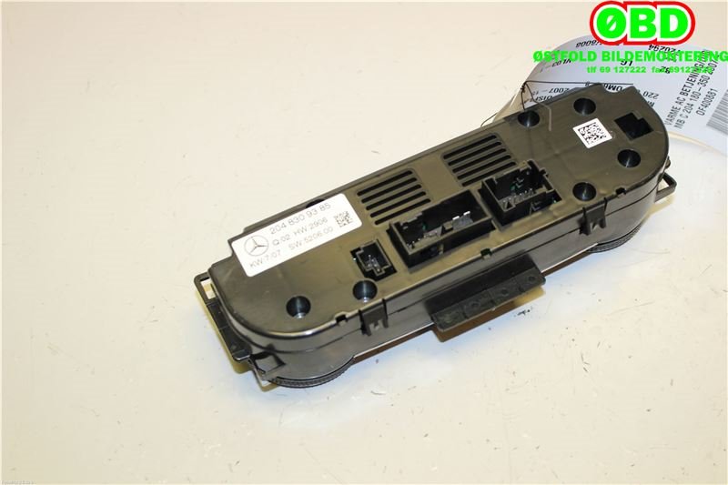 Varmeapparat betjening til Mercedes C-Klasse 2007-2011 (Fase 1) (W204) (W204) (MERCEDES|A 204 830 93 85|A 204 900 07 07|2048309385)