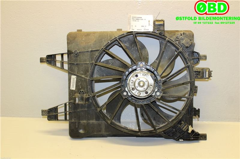 Kjølevifte til Renault Kangoo 2008-2021 (Type II)  (RENAULT|7701070315|7701071862|)