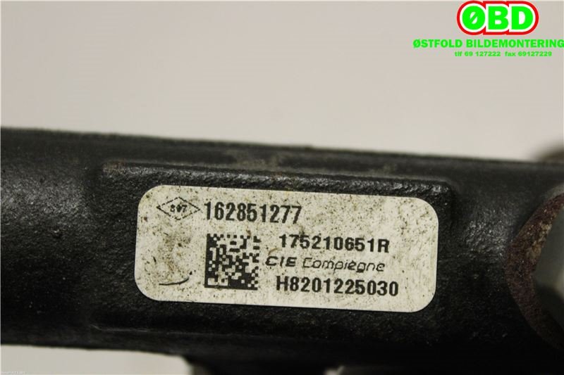Dyseskinne (fuelrail) til Renault Kangoo 2008-2021 (Type II)  (RENAULT|175210651R|8201225030)