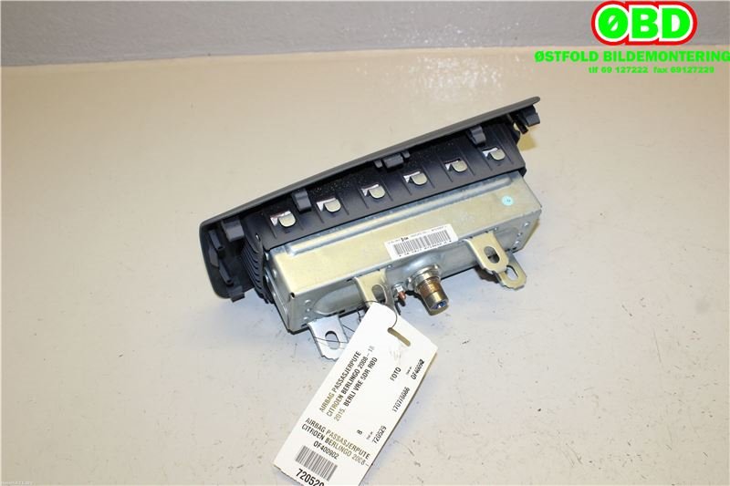 Airbag passasjer til Citroën Berlingo 2015-2019 (Type II, Fase 2)  (CITROEN|8217E5||96721948ZM)