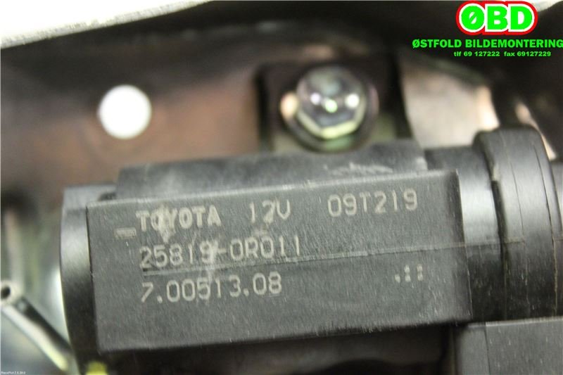 Lastebil, ventil magnet til Toyota Verso 2009-2016 (Type III)  (TOYOTA|258190R011|)