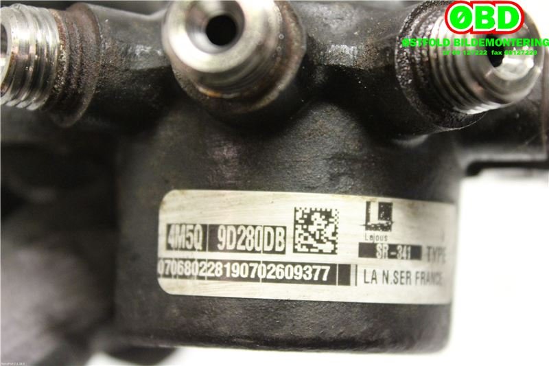 Dyseskinne (fuelrail) til Ford S-Max 2006-2010 (Type I, Fase 1)  (FORD|1445928||4M5Q9D280DB)