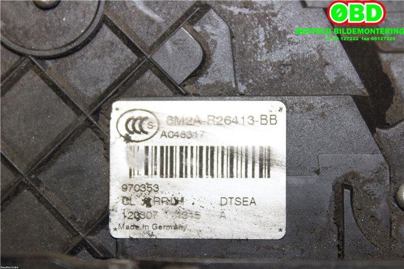 Låsekasse venstre bak til Ford S-Max 2006-2010 (Type I, Fase 1)  (FORD|1791422||6M2AR26413BB)