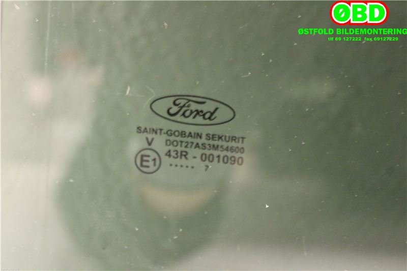 Siderute venstre bak til Ford S-Max 2006-2010 (Type I, Fase 1)  (FORD|1507862|)