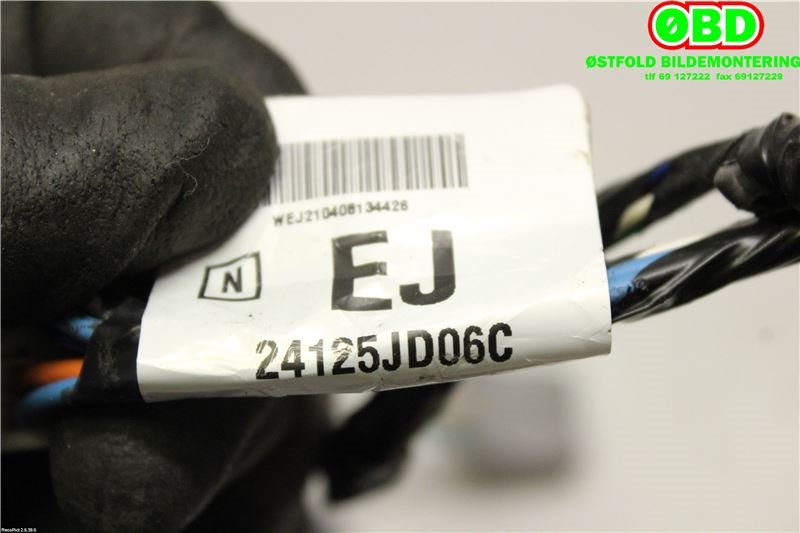Ledningsnett til Nissan Qashqai 2007-2010 (Type I, Fase 1) (NISSAN|24125JD06C|)