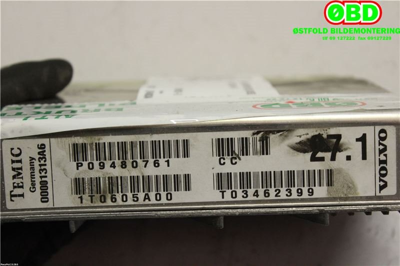 Styreenhet girkasse til Volvo XC70 2001-2004 (Type I, Fase 1)  (VOLVO|9480761|)