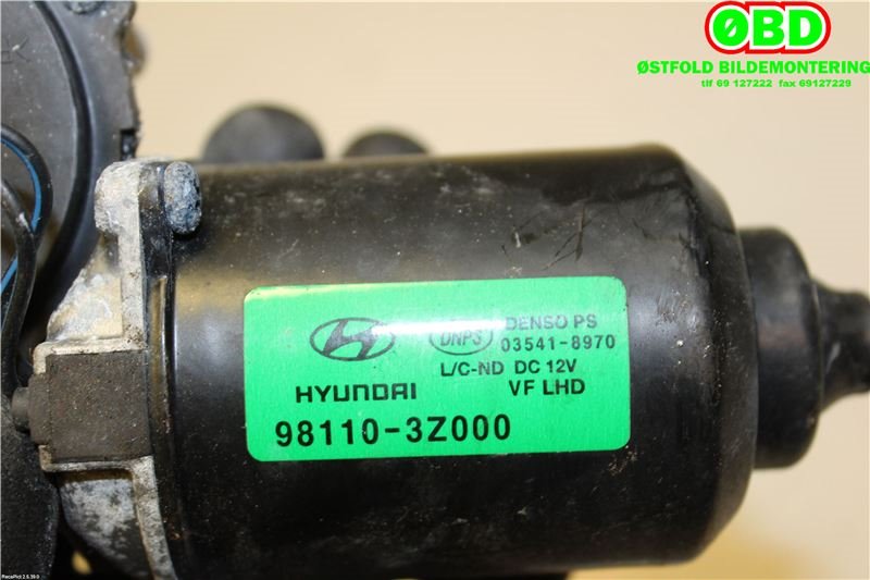 Viskermotor frontrute til Hyundai i40 2012-2017  (HYUNDAI|981103Z000|)