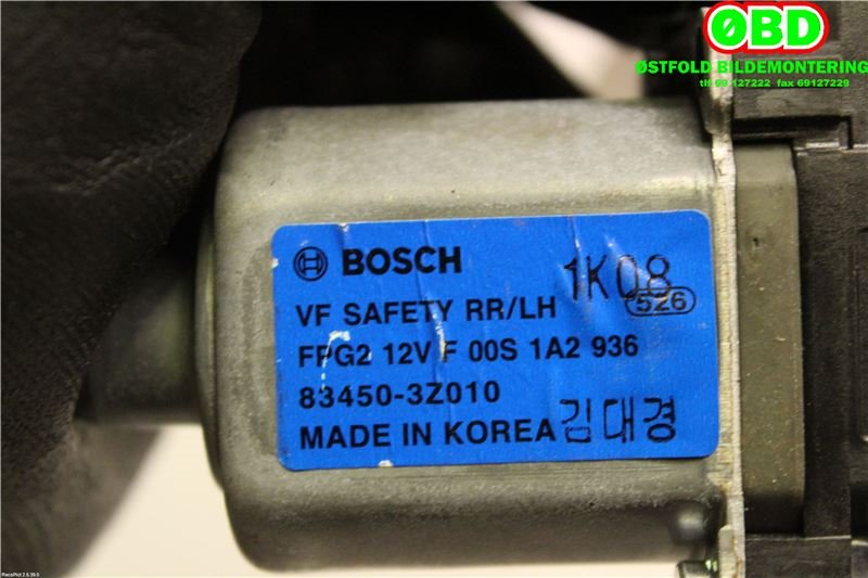 Ruteheis venstre bak til Hyundai i40 2012-2017  (HYUNDAI|834503Z010|)