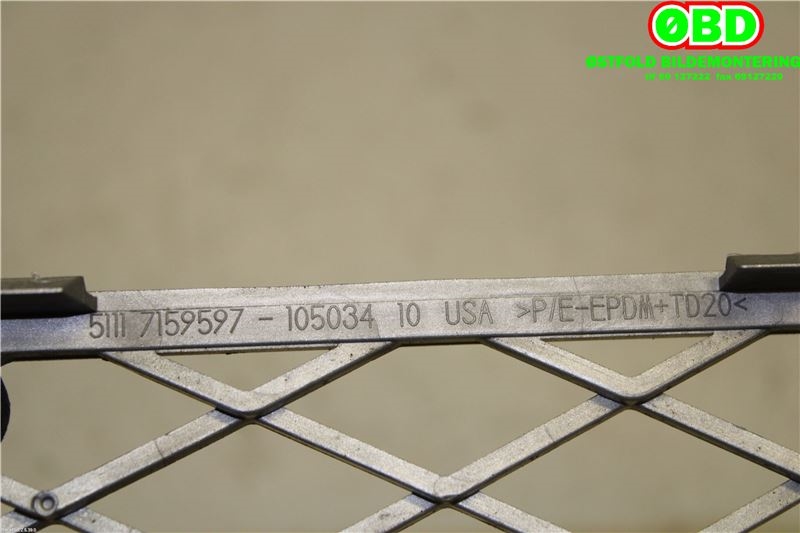 Grill til BMW X5 2007-2013 (E70) (E70) (BMW|51117168633|)