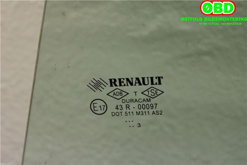 Siderute venstre bak til Renault Clio 2012-2016 (Type IV, Fase 1)  (RENAULT|823011538R|)