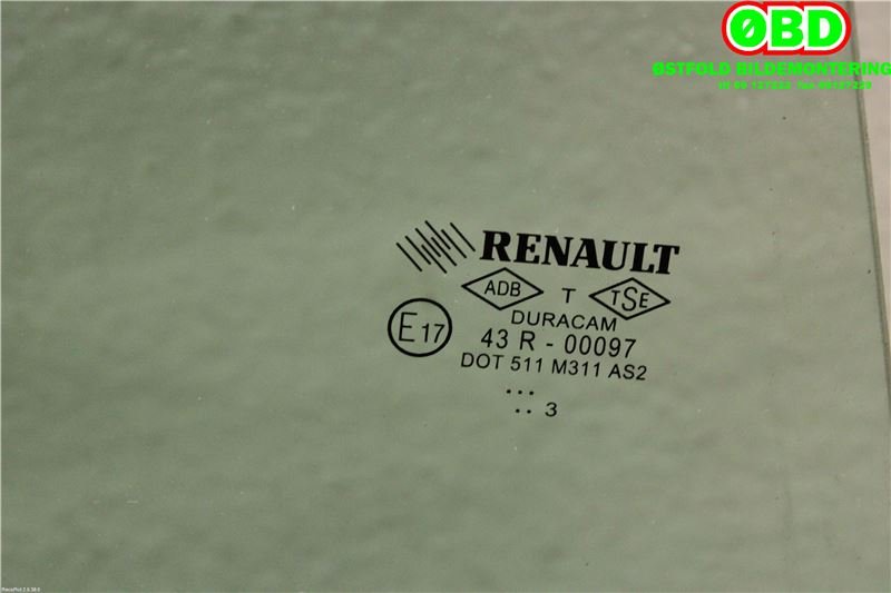 Siderute høyre bak til Renault Clio 2012-2016 (Type IV, Fase 1)  (RENAULT|823004428R|)