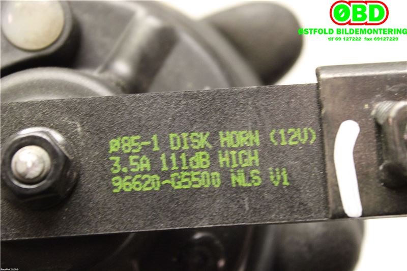 Horn/signalhorn til Kia Niro 2016-2021  (|96620G5500)
