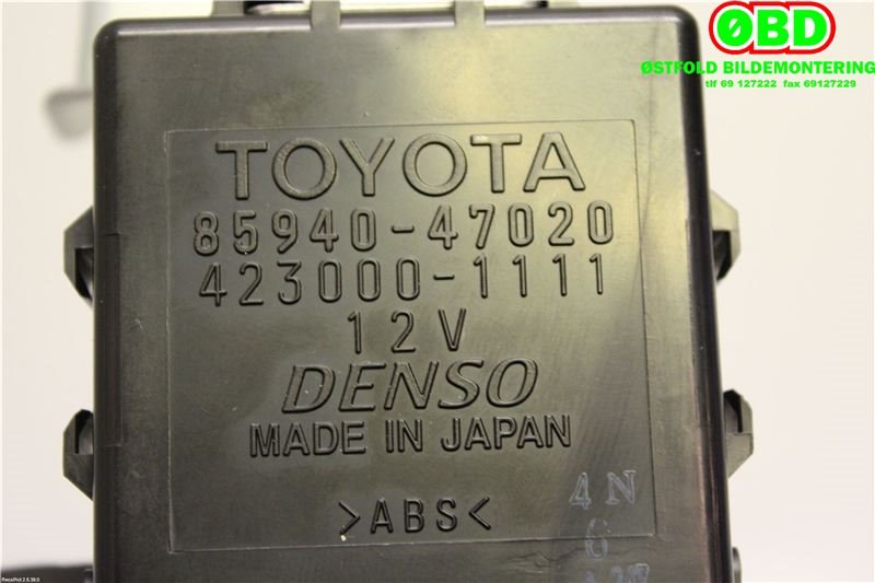 Rele diverse til Toyota Prius 2009-2016 (Type III) (COMBI) (COMBI) (TOYOTA|8594047020|)