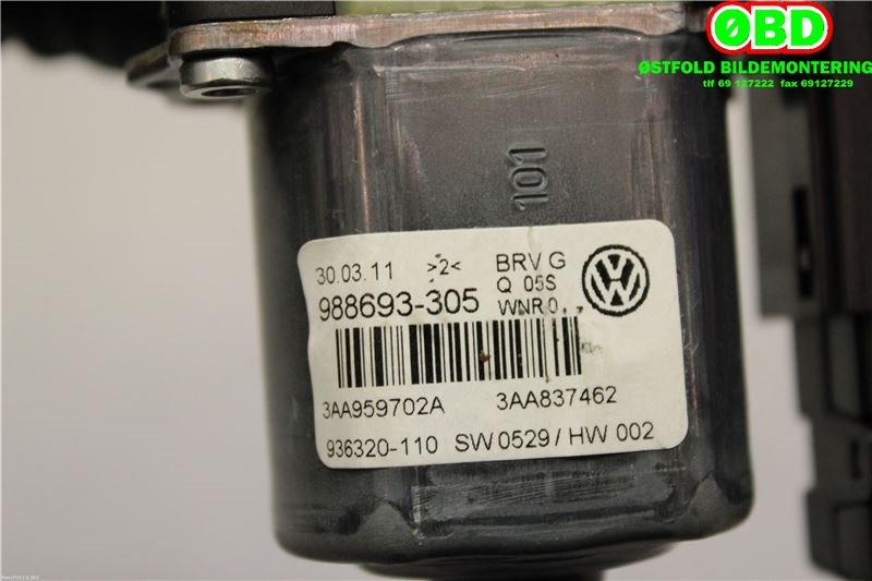 Ruteheis høyre foran til VW Passat 2011-2015 (B7) (B7) (VOLKSWAGEN|3AA 959 702 A||3AA959702A)