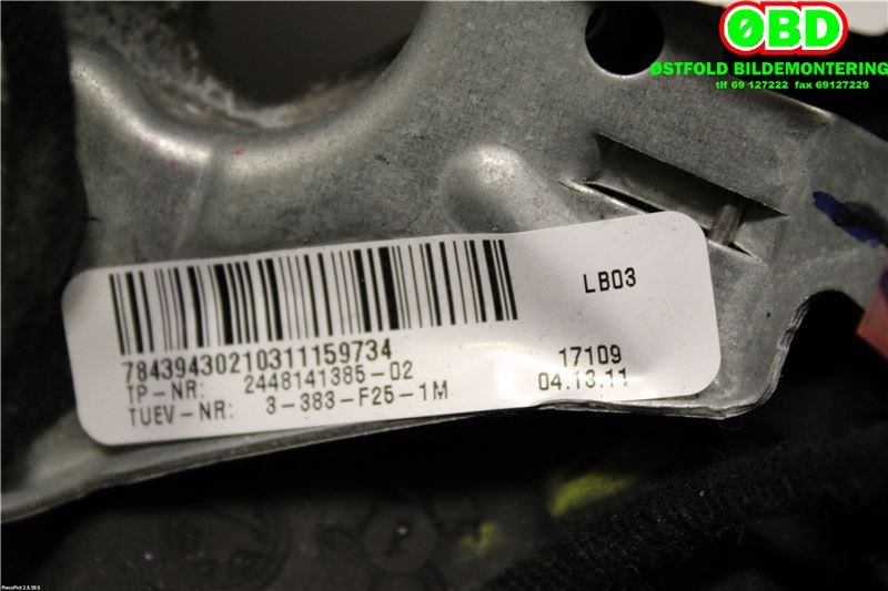 Ratt til BMW X3 2010-2017 (F25) (F25) (2448141385|)