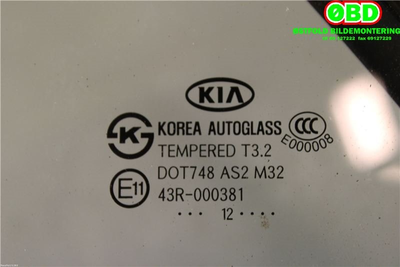 Diverse deler til Kia Picanto 2011-2017 (Type II) (KIA|834171Y010|)