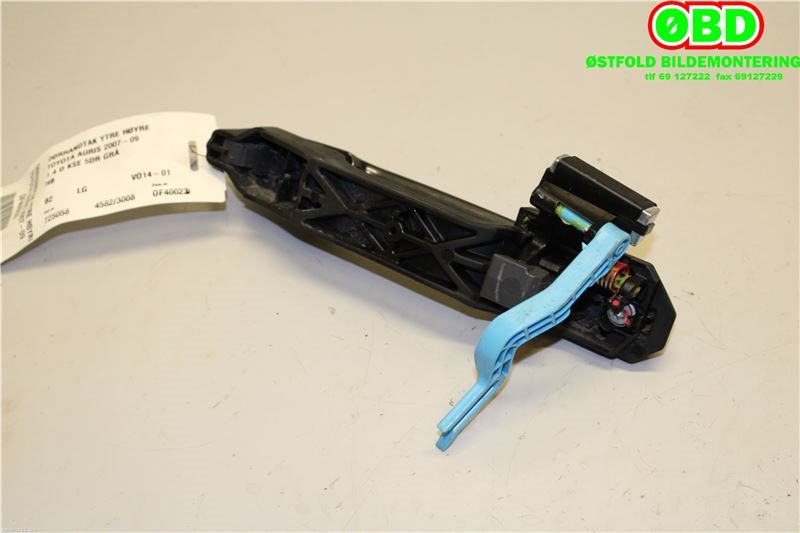 Dørhåndtak utv høyre bak til Toyota Auris 2007-2010 (Type I, Fase 1)  (TOYOTA|692110D901|6920302120|)