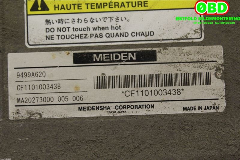 Diverse deler til Peugeot iOn 2011-2020  (PEUGEOT|5600VN|1609580080|9499A620)