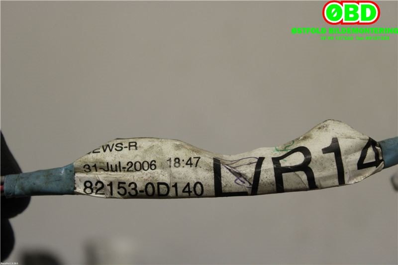 Ledningsnett til Toyota Yaris 2006-2009 (Type II, Fase 1) (TOYOTA|821530D140|)