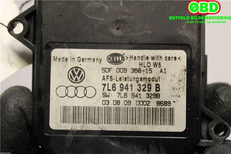 Styreenhet xenon/ballast til Škoda Superb 2008-2015 (Type II)  (SKODA|7L6 941 329 B||7L6941329B)