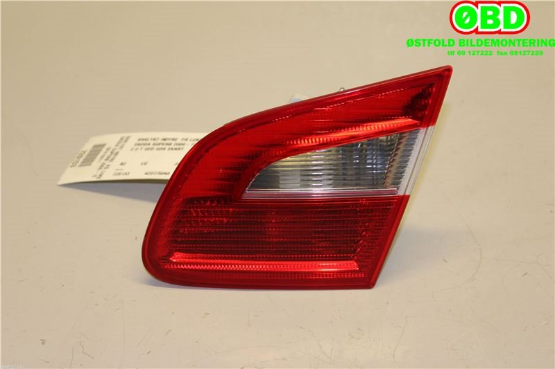 Baklykt høyre indre til Škoda Superb 2008-2015 (Type II) (SKODA|3T5 945 108||3T5945094)