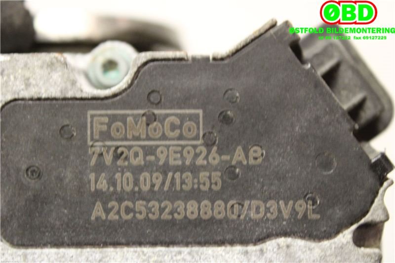 Spjeldhus til Ford Fiesta 2008-2012 (Type VI, Fase 1) (FORD|1519126||7V2Q9E926AB)