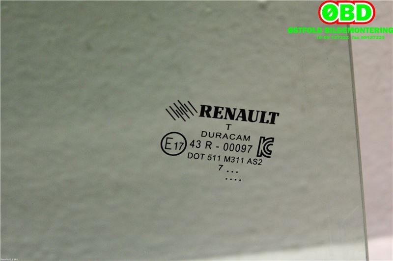 Siderute høyre bak til Renault Clio 2016-2019 (Type IV, Fase 2) (RENAULT|823004494R|)