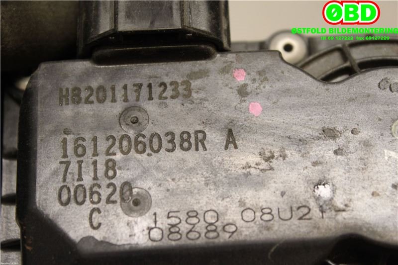Spjeldhus til Renault Clio 2016-2019 (Type IV, Fase 2)  (RENAULT|161206038R|)