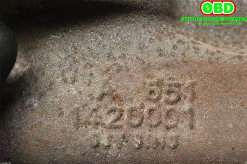 Manifold eksos til Mercedes E-Klasse 2009-2013 (Fase 1) (W212) (W212) (MERCEDES|A 651 140 09 09|)