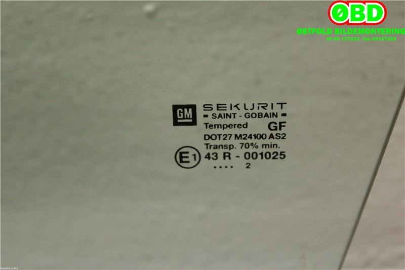 Siderute venstre foran til Opel Vectra C 2002-2005 (Type I)  (OPEL|24449810|5161263|)