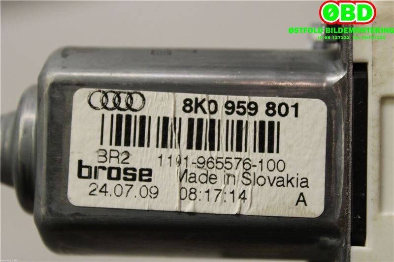 Ruteheis venstre foran til Škoda Superb 2008-2015 (Type II)  (SKODA|8K0 959 801|8T0 959 801 A|8K0959801)