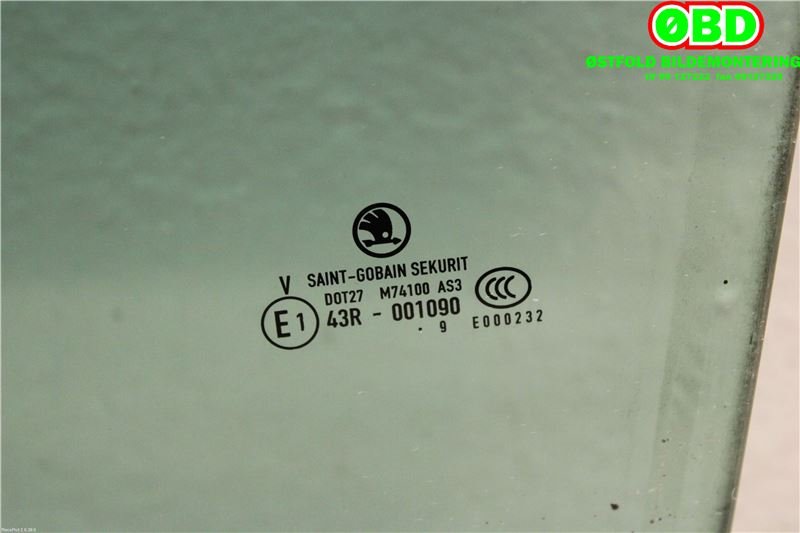 Siderute venstre bak til Škoda Superb 2008-2015 (Type II)  (SKODA|3T5 845 205 A|)