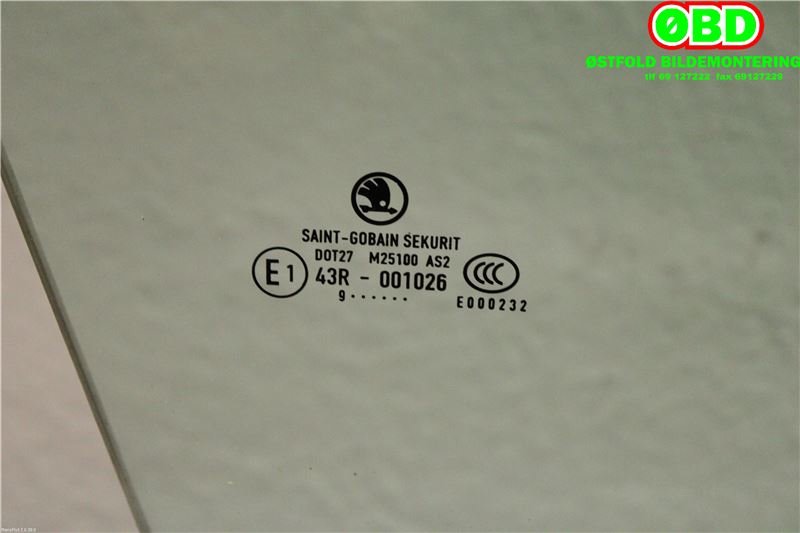Siderute høyre foran til Škoda Superb 2008-2015 (Type II)  (SKODA|3T0 845 202 A|3T0 845 202 B|)