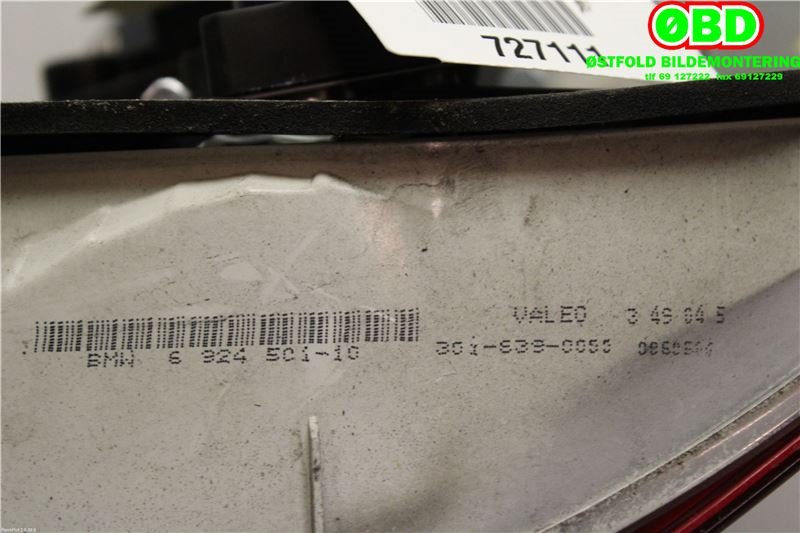 Baklykt venstre til BMW 1-Serie 2004-2011 (E81/E82/E87/E88) (E81/E82/E87/E88) (BMW|63 21 6 924 501||6924501)