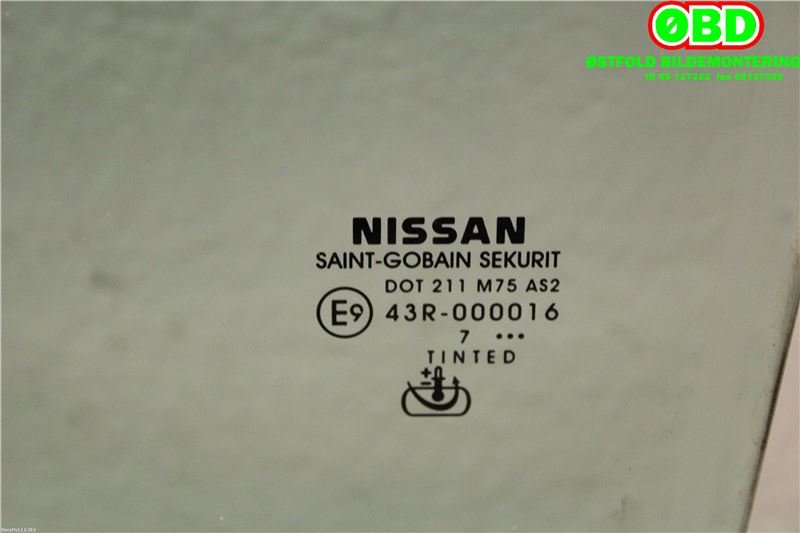 Siderute venstre foran til Nissan Navara 2005-2010 (Fase 1) (D40) (D40) (NISSAN|80301EB310|)