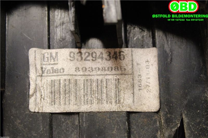 Baklykt høyre til Opel Meriva A 2003-2010  (OPEL|93176392|1222086|93294346)