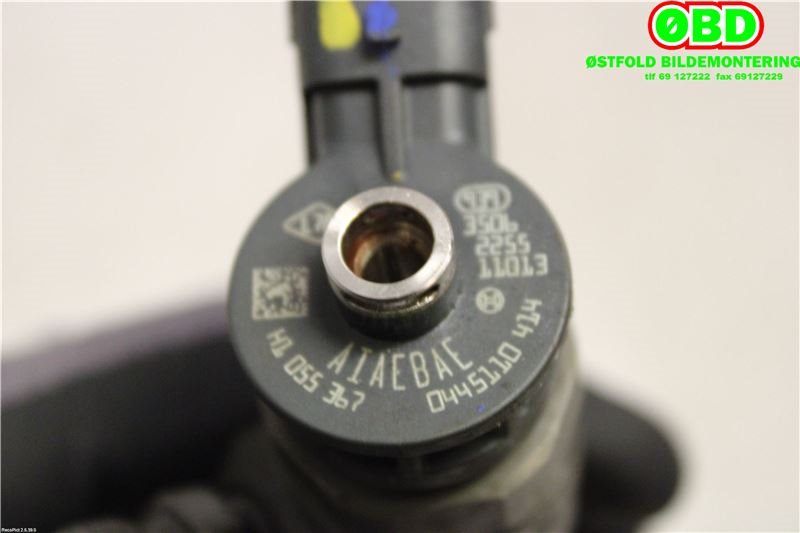 Dyse innsprøyting diesel til Nissan Qashqai 2010-2014 (Type I, Fase 2)  (NISSAN|1660000Q1U|8201055367|0445110414)