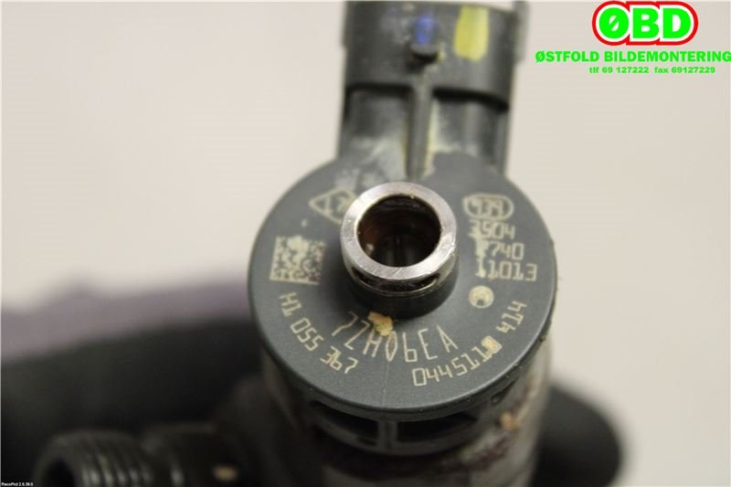 Dyse innsprøyting diesel til Nissan Qashqai 2010-2014 (Type I, Fase 2)  (NISSAN|1660000Q1U|8201055367|0445110414)