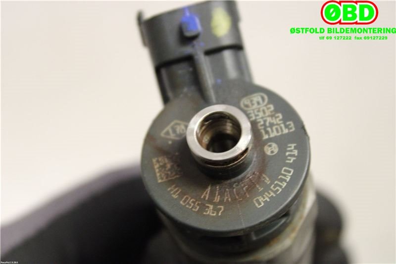 Dyse innsprøyting diesel til Nissan Qashqai 2010-2014 (Type I, Fase 2)  (NISSAN|1660000Q1U|8201055367|0445110414)