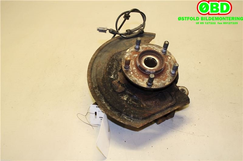 Hjulspindel høyre foran til Nissan Qashqai 2010-2014 (Type I, Fase 2)  (NISSAN|40014JD000|)
