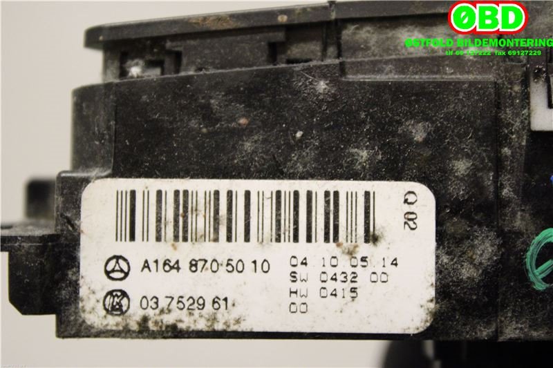 Bryter diverse til Mercedes ML 2005-2011 (W164) (W164) (MERCEDES|A 164 870 50 10|A 164 870 72 10|1648705010)