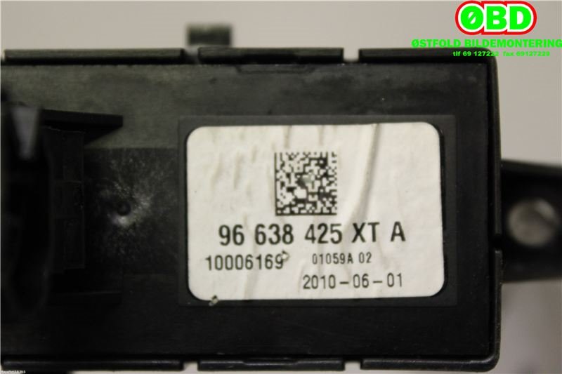Bryter diverse til Peugeot 3008 2009-2016 (Type I)  (PEUGEOT|6490W7|98070048ZD|96638425XT)