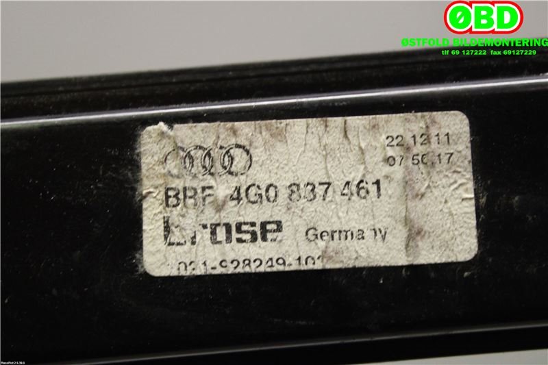 Ruteheis til Audi A6 2011-2014 (Type IV, Fase 1) (C7) (C7) (AUDI|4G0 837 461||4G0837461)