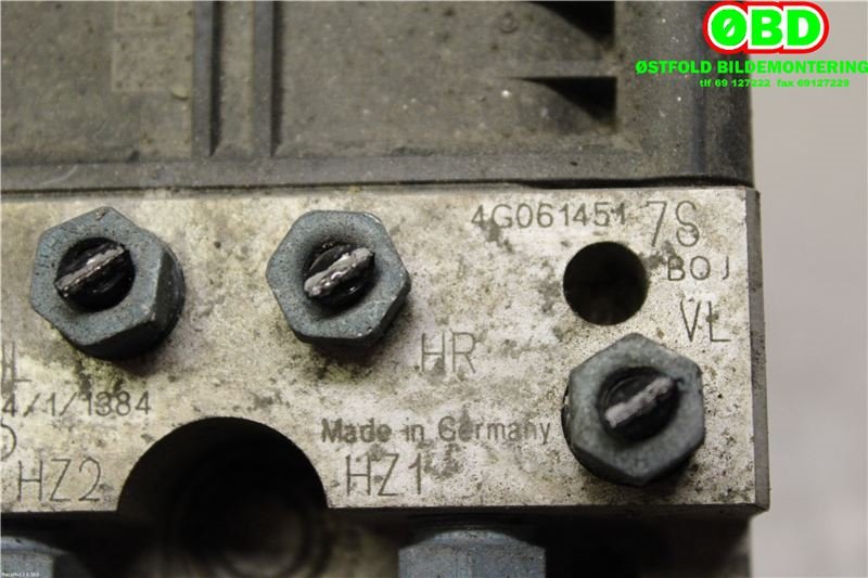 ABS sentral til Audi A6 2011-2014 (Type IV, Fase 1) (C7) (C7) (AUDI|4G0 614 517 S||4G0614517S)